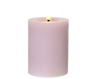 LED Candle - Lilac 11cm