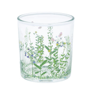 Wild Flower Meadow Mini Glass Tealight