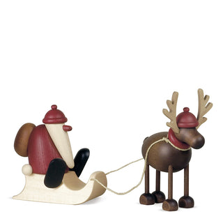 Rudolf the Reindeer With Santa Sledge Small