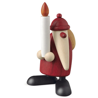 Santa Claus Holding Candle Small