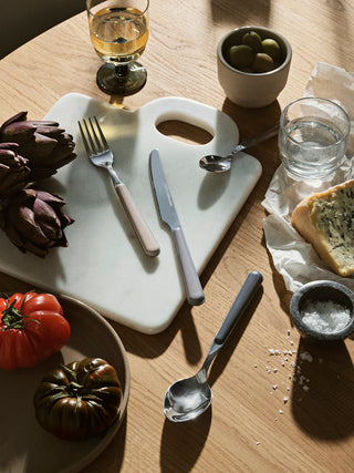 Olina Chopping Board Marble White 14cm x 17cm