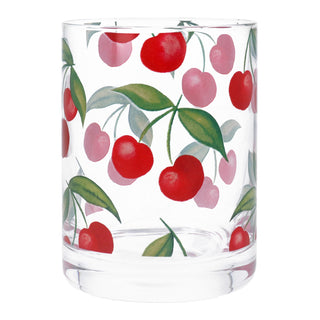 Cherries Glass Tumbler