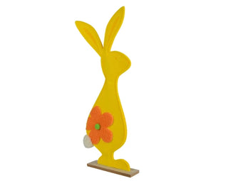 Standing Yellow Felt Bunny 49cm