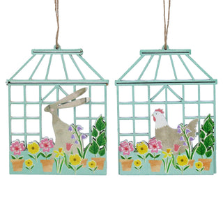 Pastel Meadow Greenhouse Hanging Decoration