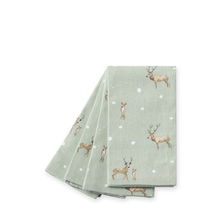 Napkins - Set of 4 - Christmas Stags