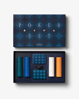 Art of Poker open box showing chips and cards
