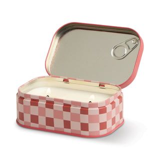 Bistro Printed Tin Candle - Smoked Cherry