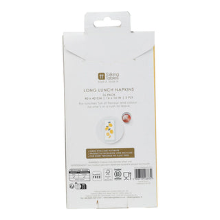 Bon Appetit Guest Napkin 40cm 16pk Lemon