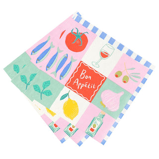 Bon Appetit 33Cm Napkin 21Pk