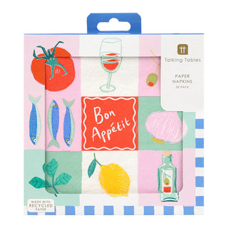 Bon Appetit 33Cm Napkin 21Pk