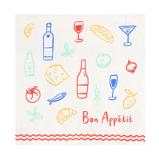 Bon Appetit 33Cm Napkin 21Pk