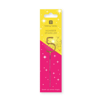 Talking Tables Gold Sparkler No. 5