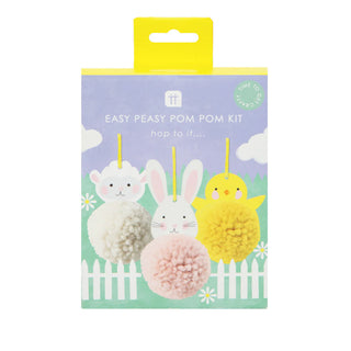 Spring Bunny Pom Pom Kit 6pk