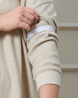 Belinda Sleeve Garter White