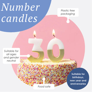 Luxe Milestone Candle Number 16