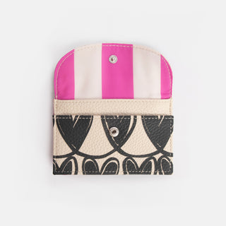 Mono Linked Hearts Cardholder Coin Purse