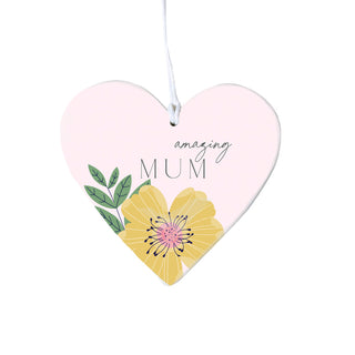 Mum Yellow Rose Hanging Decoration