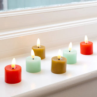 Led Tealight Sage Green