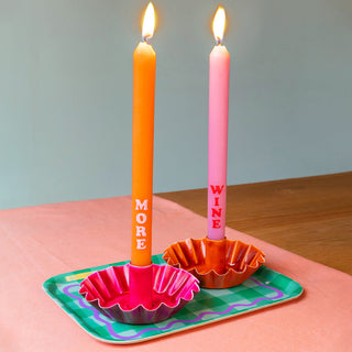 Mellow Metal Candle Holder 5Cm Orange