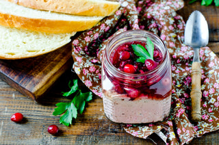 Chicken Liver Parfait, Cranberry & Port Jelly