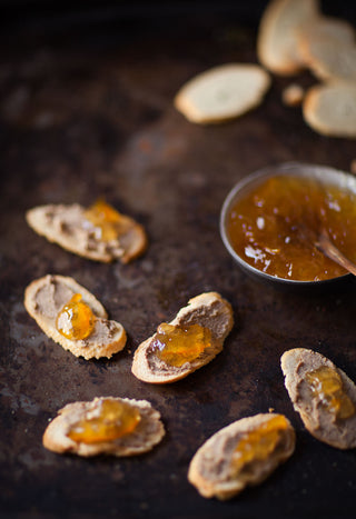 Chicken Liver Parfait, Apricot & Thyme Marmalade