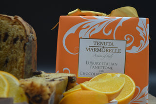 Hand Wrapped Luxury Italian Panettone Chocolate Orange 500g