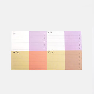 Mulit-Check Split Sections Desk Pad
