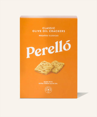 Perello Flaked Salt Olive Oil Crackers 150g