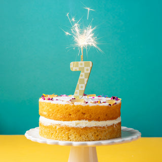Gold Sparkler Candle No. 7