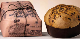 Hand Wrapped Panettone 70% Dark Chocolate Chips 1kg