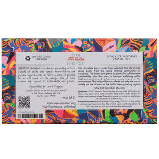 Psychedelia Choc Silky Dark Colombian Chocolate