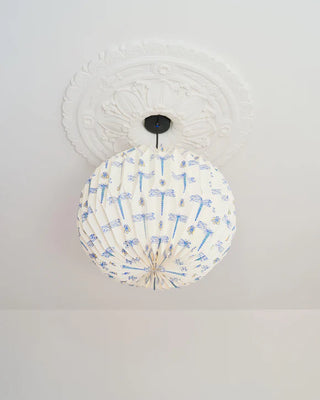 Artisan Dragonfly Globe Paper Origami Light Shade