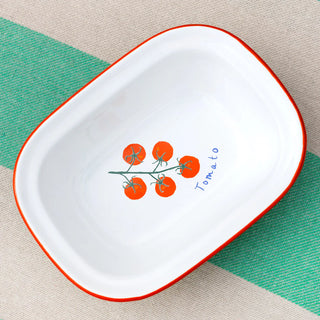 Enamel Oven Dish Tomato 20cm