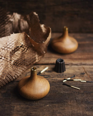 Oak Candle Holder