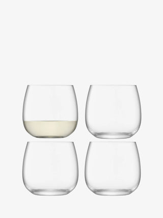 LSA Borough Stemless Glass - 370ml set of 4