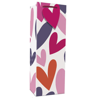 Big Hearts Bottle Gift Bag