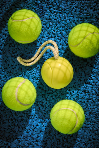 Tennis Ball Soap On A Rope - Sandalwood