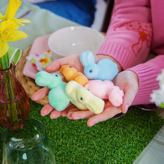 Pastel Mini Rainbow Bunnies 5pk
