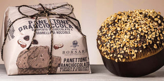 Hand Wrapped Panettone Chocolate Cream Hazelnut Crumb 1kg