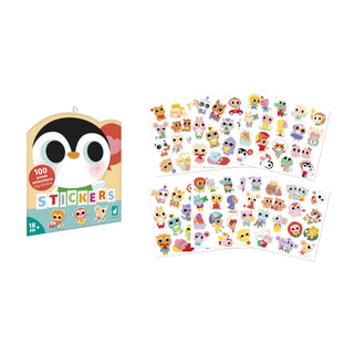 100 Stickers In Sheets - Baby Animals
