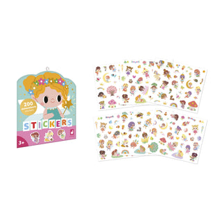 200 Stickers In Sheets - Fairies