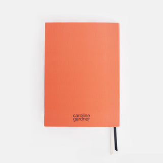 Orange/Multi Check Front Pocket Journal Set