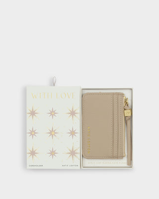 Gift Boxed Coin & Cardholder Light Taupe