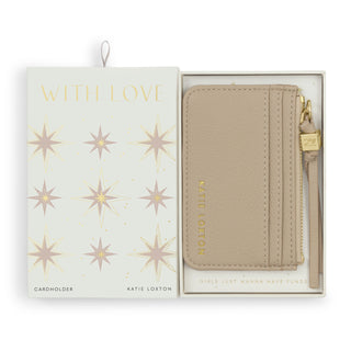 Gift Boxed Coin & Cardholder Light Taupe