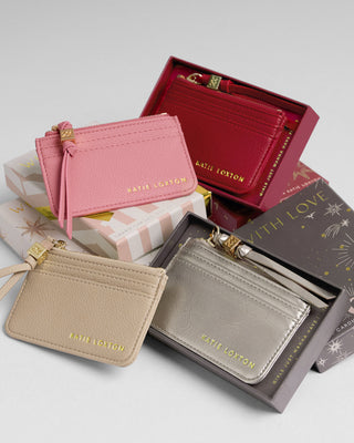 Gift Boxed Coin & Cardholder Rose Pink