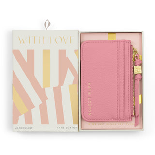 Gift Boxed Coin & Cardholder Rose Pink