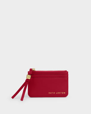 Gift Boxed Coin & Cardholder Garnet Red