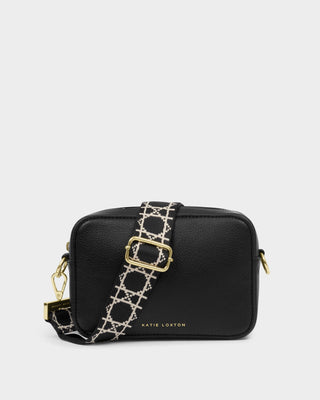 Canvas Strap Black Geometric
