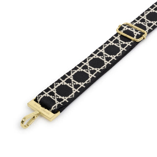 Canvas Strap Black Geometric