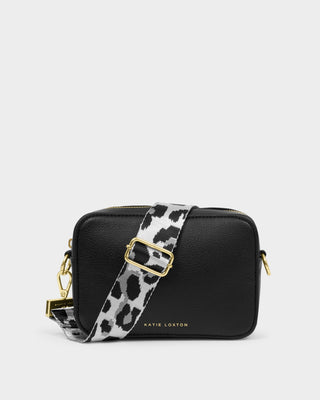 Canvas Strap Grey/Black Leopard
